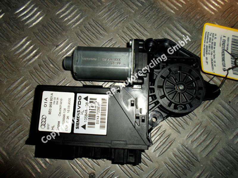 AUDI A4 8E FENSTERHEBERMOTOR HINTEN LINKS 8E0959801A